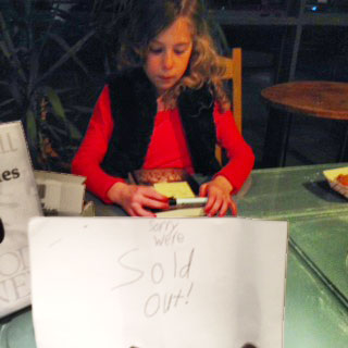 Blood money book signing sold out!